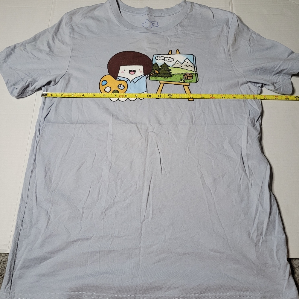 Cute Kirakira Happy Little Spooky Gray Tee Shirt Size Large View 4
